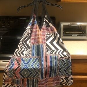 Victoria's Secret Black and White Chemise Size Large